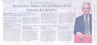 Berrnardino Bravo Lira, el triunfo de la historia del derecho