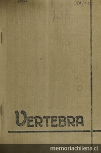 Vertebra / Academia Científica del liceo de Hombres de La Serena, 1934.