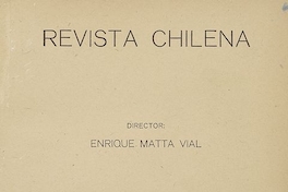 Revista Chilena. Año 1: número 7, octubre de 1917