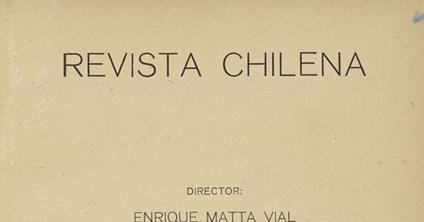 Revista Chilena. Año 1: número 8, noviembre de 1917