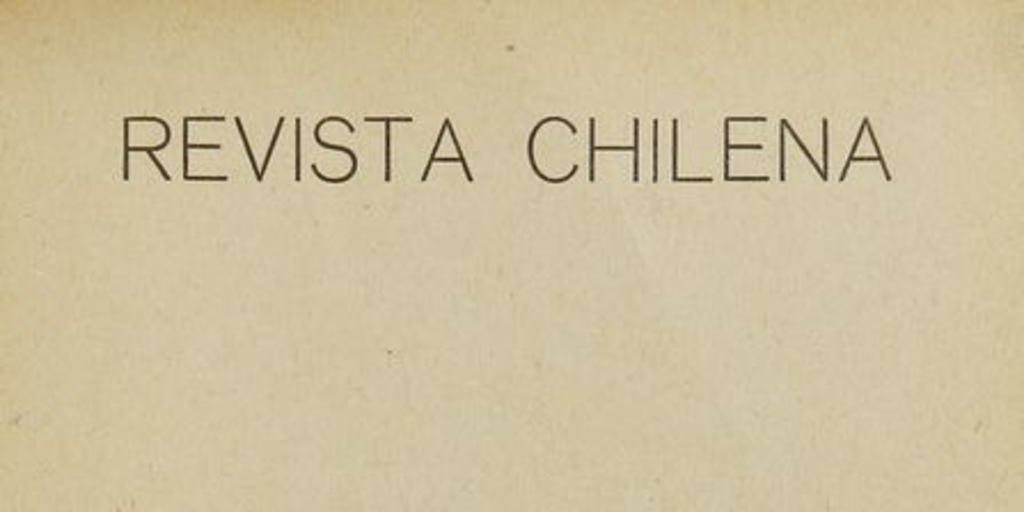 Revista Chilena. Año 3, número 23, julio de 1919
