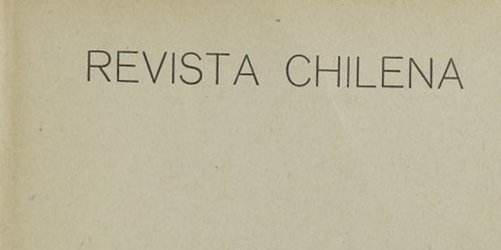 Revista chilena: tomo VIII, número 24, 1919