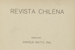 Revista Chilena. Año 3, número 27, noviembre de 1919