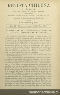 Revista chilena: año 12, números 95-96, marzo-abril de 1928