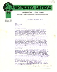 [Carta] 1933 mayo 18, Santiago, Chile [a] Pepita Turina  [manuscrito] Amanda Labarca H.