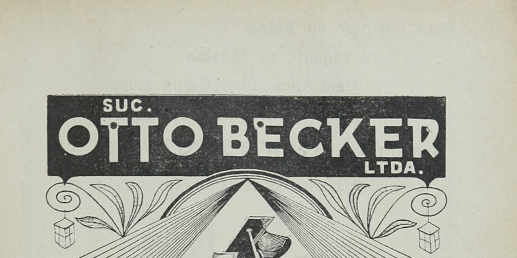 Suc. Otto Becker Ltda., 1932
