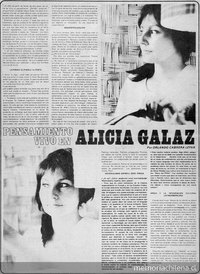 Pensamiento vivo en Alicia Galaz