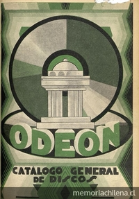 Portada de Odeón. Catálogo general de discos, 1937