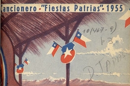Portada de Cancionero 1955 : Fiestas Patrias, 1955
