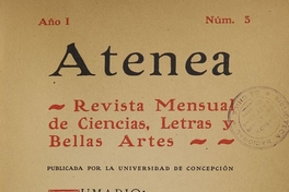 Atenea: año 1, número 3, junio de 1924