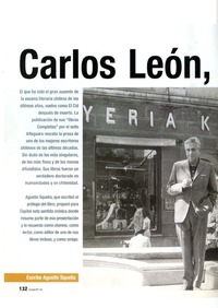 Carlos León, presente  [artículo] Agustín Squella