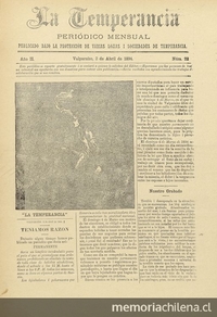 La temperancia Año 2: nº22, 3 de abril de 1894