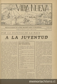 Vida Nueva Año VIII: nº70-71, junio-julio de 1932