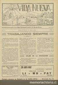 Vida Nueva Año X: nº82, junio de 1934