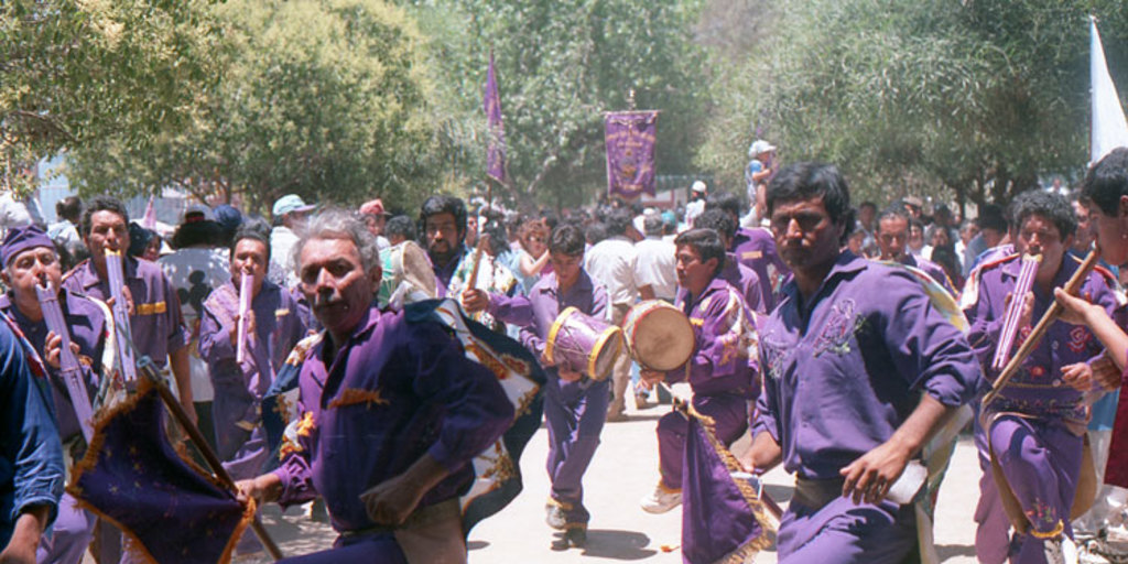 Bailes Chinos en Fiesta de la Virgen de Andacollo, región de Coquimbo, 25 de diciembre de 1996