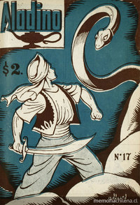 Portada de Aladino, número 17, 1949