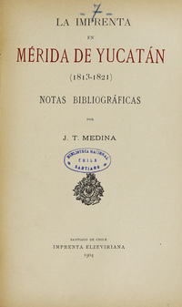 La imprenta en Mérida de Yucatán (1813-1821)