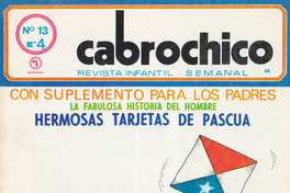 Portada de Cabrochico. Año 1, número 13, 1971