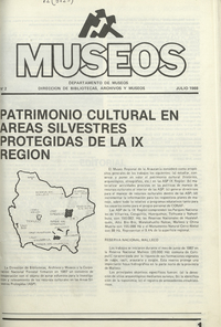 Museos: número 2, julio de 1988