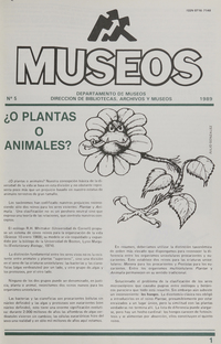 Museos: número 5, septiembre de 1989