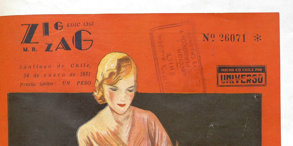 Portada de Zig-Zag número 1353, 24 de enero de 1931