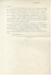 [Carta] [entre 1930 y 1939] Rancagüa, Chile [a] Gonzalo Drago  [manuscrito] Oscar Castro Z.