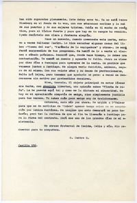 [Carta] 1939 diciembre 2, Rancagüa, Chile [a] Gonzalo Drago  [manuscrito] Oscar Castro Z.