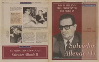 Salvador Allende (I)  [artículo] Gonzalo Vial Correa.