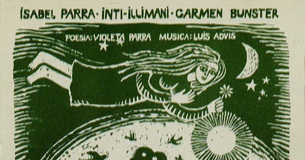  Cuadernillo de disco Canto para una semilla de Luis Advis, 1983
