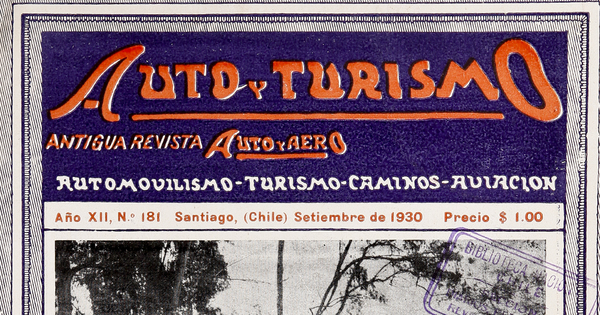 Auto y Turismo nº181(sep.1930)