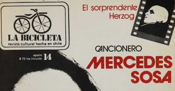  Revista La Bicicleta nº 14, ago. 1981, Santiago.
