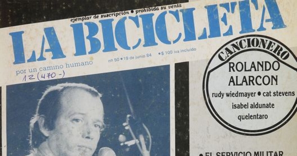 La Bicicleta: número 50, mayo de 1984