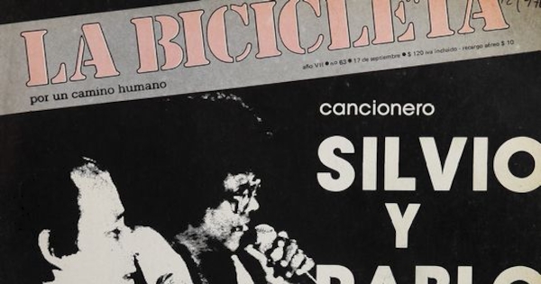La Bicicleta: número 63, septiembre de 1985