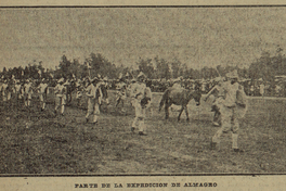 “Representación de la llegada de Diego de Almagro a Chile. Desfile de la Fiesta de la Primavera, 19 de octubre de 1918”