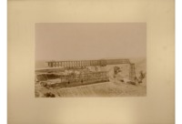 Construcción del viaducto de Malleco [fotografía].
