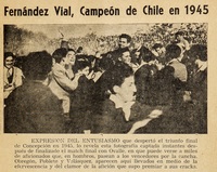 Fernández Vial, campeón de Chile de 1945