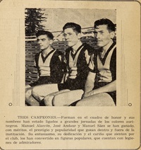 Tres campeones del Fernández Vial