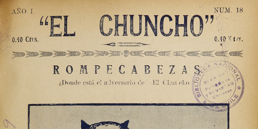 El Chuncho, N° 18, 24 de febrero de 1929