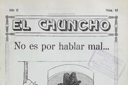 El Chuncho, N° 49, 17 de mayo de 1930