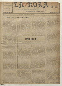 La Hora, Junio de 1930