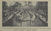 Banquete de celebración del Aniversario del Club Deportivo Mataquito F.C., 1935