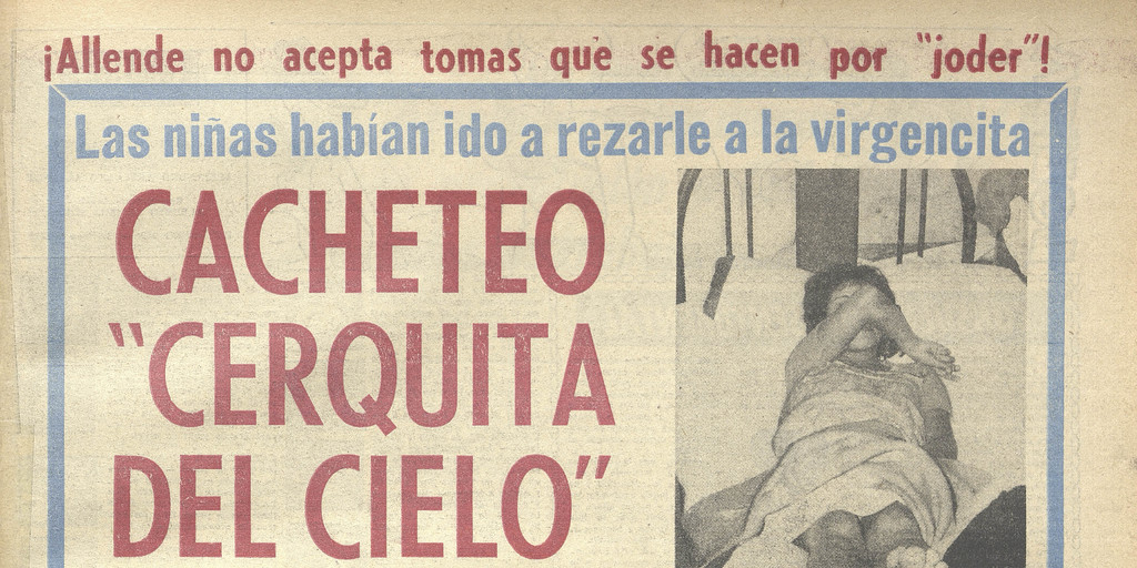 Portada periódico El Clarín, 24 de abril de 1973