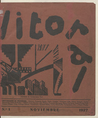 Litoral: número 1, noviembre de 1927