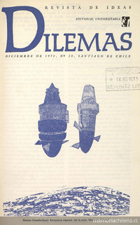 Revista Dilemas. Número 10, diciembre de 1974