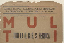 Multitud. Año IV, número 38, primer semestre de 1942