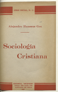 Sociología Cristiana