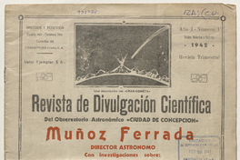 Revista de Divulgación Científica del Observatorio Astronómico “Ciudad de Concepción”
