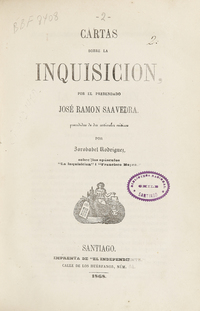 Cartas sobre la Inquisición
