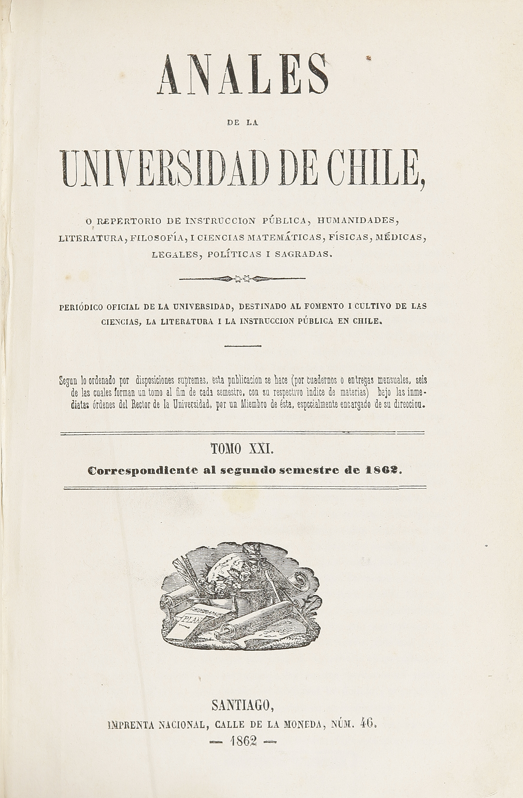 Lo que fue la inquisicion en Chile: discurso leído por don Benjamin Vicuña Mackenna en su incorporacion a la Facultad de Filosofía i Humanidades, el 27 de agosto de 1862