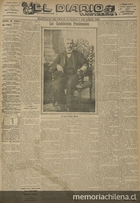 El Diario Ilustrado. Santiago. N° 1465. (21 de abril de 1906).
